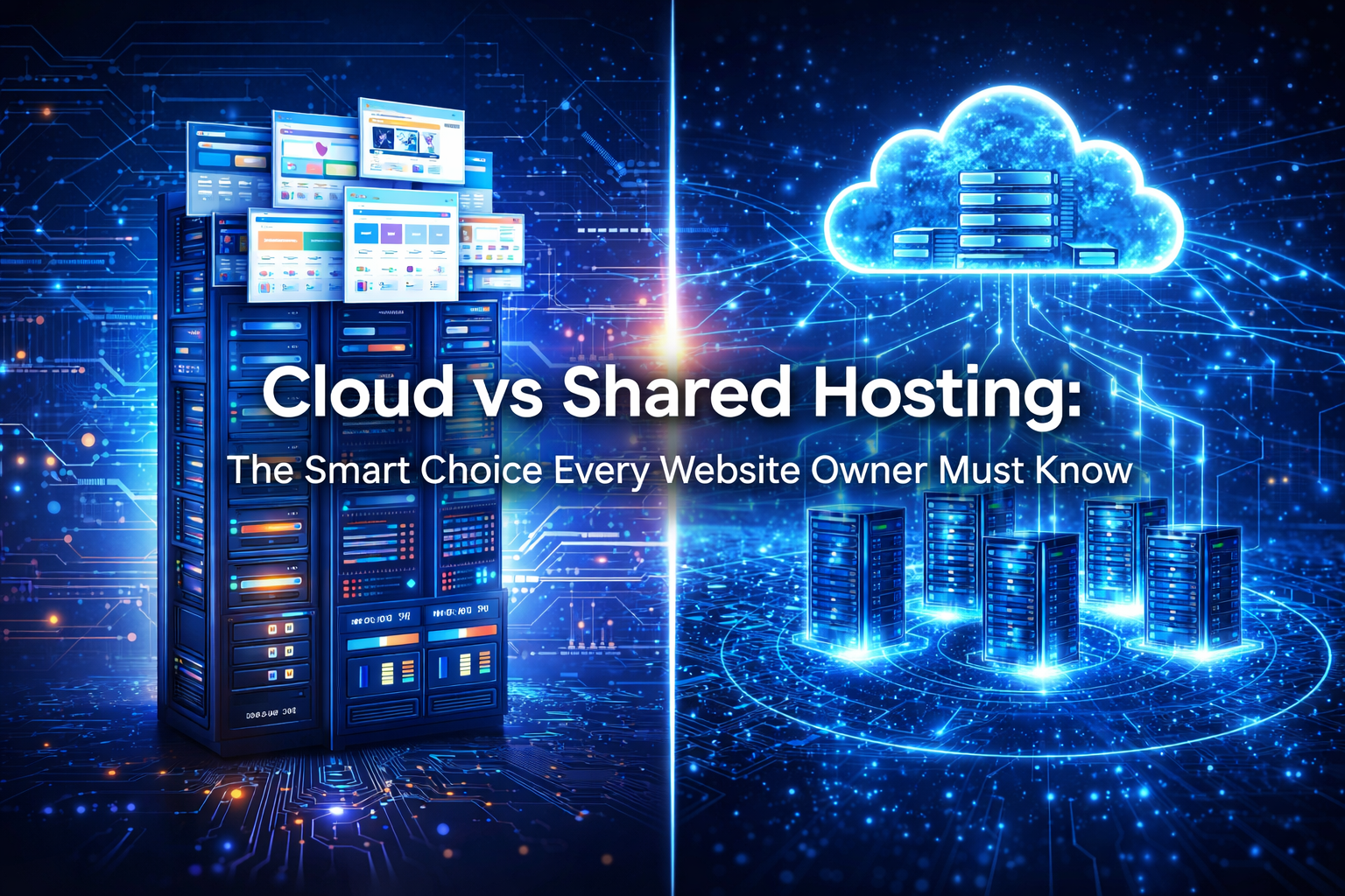 Cloud vs Shared Hosting: The Smart Choice Every Website Owner Must Know
